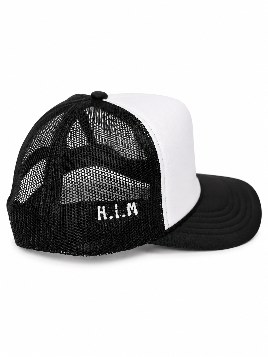 "Money Is the Root of All Possibilities" Trucker Hat (Black/White)